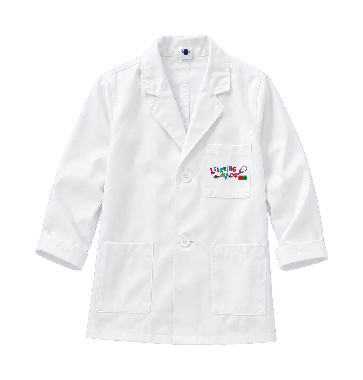 A white child-size lab coat.